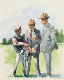 Peter Curling, Final Instructions, watercolour on paper