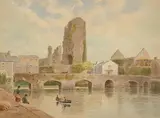 Desmond Castle, Limerick by Joseph William Carey, 1929, watercolour heightened on paper, offered Jun 2021