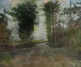 Frances Ryan, Crossroads, 2009, mixed media on canvas