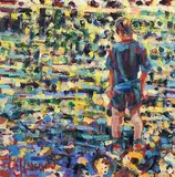 River Vis, France by Arthur K. Maderson, oil on board, sold Jun 2021