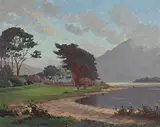 Seán O'Connor, 18th Green Killarney, oil on board