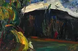 Peter Collis, Landscape Near Enniskerry, oil on canvas