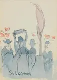 Soul Savers by Jack Butler Yeats, watercolour on paper, sold May 2021