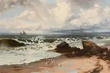 Thomas Rose Miles, Fresh Breeze, Flowing Tide, oil on canvas