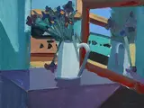 White Jug Reflected by Brian Ballard, 1995, oil on canvas, offered May 2021