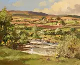 In the Slieve Lamagan Valley, Mourne Mountains by Maurice Canning Wilks, oil on canvas, offered May 2021