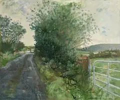 Frances Ryan, Whispering Tree, 2009, oil and mixed media on canvas