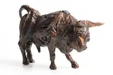 Sheriff Street Bull by John Behan, 2018, bronze - from an edition of 38 to commemorate the artist's 80th birthday, sold May 2021