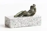 Edward Delaney, Reclining Figure, bronze on granite base