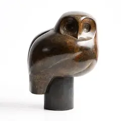 Anna Linnane, Owl, bronze - number 2 from an edition of 8
