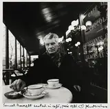 John Minihan, Samuel Beckett Seated in Café, Paris, 1985, silver gelatin print - numbered 37 from an edition of 100