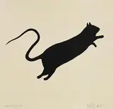 Blek le Rat, Black Rat, limited edition lithograph - numbered 101 from an edition of 250