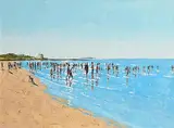 Donabate, Dublin by John Morris, oil on board, sold May 2021