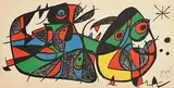 Escultor Italy by Joan Miro Spanish, 1974, original lithograph on heavy Guarro paper - from an edition of 1,500 copies, sold May 2021
