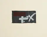 Antoni Tapies Spanish, Creu i ics, limited edition aquatint etching and carborundum - numbered 63 from an edition of 75