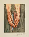 Salvador Dali Spanish, Protective Hands (1960's)