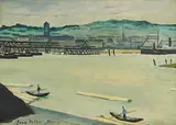 Jean Helleu, Rouen, 1945, oil on canvas