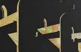 Chris Wilson, Distant Night II, 2002, mixed media on board