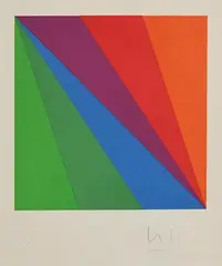 Untitled by Peter Max, 1973, lithograph on wove, sold May 2021