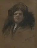 Mary Cottie Yeats, Portrait of a Lady, pastel on paper