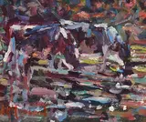 River Blackwater, Late Evening by Arthur K. Maderson, oil on board, sold May 2021
