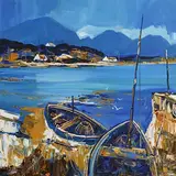 At Roundstone, Connemara by J.P. Rooney, oil on board, sold May 2021