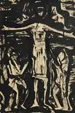 Study for a Stained-Glass Window by Evie Hone, gouache on paper, sold Apr 2021