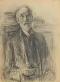 Self Portrait by John Butler Yeats, c.1919, pencil on paper, sold Apr 2021
