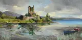 Kenneth Webb, Ross Castle, Killarney, oil on canvas