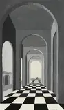 Mainie Jellett, Fountain and Loggia