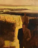Arthur Armstrong, Figures in a Brown Landscape