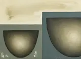 Guggi, Still Life - Vessels, 2004, oil on canvas board