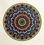 Damien Hirst British, Entreaty, 2013, limited edition silkscreen print with glitter- numbered 10 from an edition of 25 - published by Other Criteria, London
