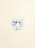 Study Towards an Image of Samuel Beckett (1979) (Opus W490) by Louis le Brocquy, watercolour on paper, sold Apr 2021