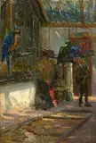 Walter Osborne, The Parrott House, Dublin Zoo