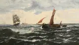 Thomas Rose Miles, Morning at the Nore, oil on canvas