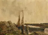 Ardglass - Morning Catch by James Humbert Craig, oil on board, offered Apr 2021