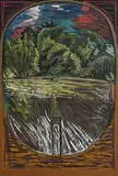 Brian Bourke Hrha Irish, Head in Landscape (No.2), 1970, oil on canvas
