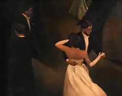 Anne Magill, The Waltz, oil on board