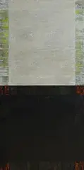 Charles Tyrrell, C6.04, 2004, oil on canvas laid on board - diptych
