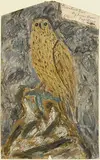 James Dixon, Greenland Owl, Tory Island, 1966, oil on card