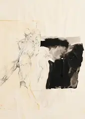 Patrick Graham, Autumn of Guilt, 1994, mixed media on paper