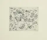Tony Cragg British, Things, Autumn, Vessel, 1994, limited edition etching on hand made paper