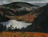Peter Collis, Lough Tey, Co Wicklow III, oil on canvas laid on board