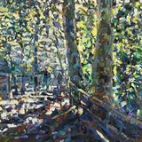 Path Towards Glen Shelane by Arthur K. Maderson, oil on board, sold Apr 2021