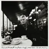 John Minihan, Samuel Beckett Seated in the Cafe, Paris, 1985, silver gelatin print - numbered 38 from an edition of 100