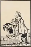 Theodore the Pirate by Jack Butler Yeats, pen and ink, sold Mar 2021