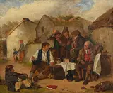 Erskine Nicol, Figures in a Village
