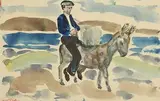 Gerard Dillon, Slow Passage, watercolour