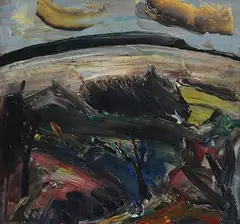Light Fall by Peter Collis, oil on board, offered Mar 2021